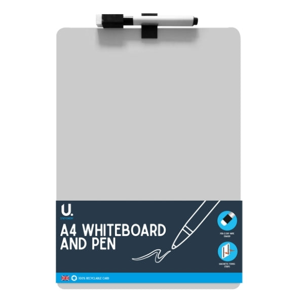 A4 Whiteboard and Pen 27.5 x 21 cm A4 Whiteboard and Pen 27.5 x 21 cm